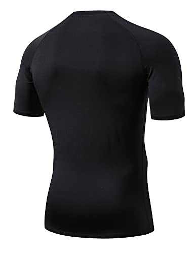 LAFROI Men's Short Sleeve Bjj Rashguard