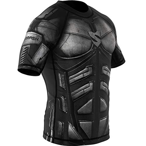 SMMASH Dark Knight Short Sleeve Bjj Rashguard