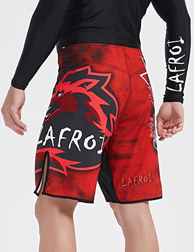 LAFROI Mens MMA/BJJ Warrior Shorts