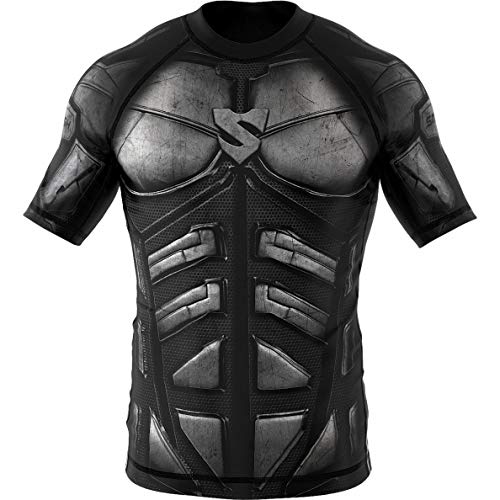 SMMASH Dark Knight Short Sleeve Bjj Rashguard