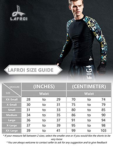 LAFROI Mens BJJ MMA La Commander Shorts