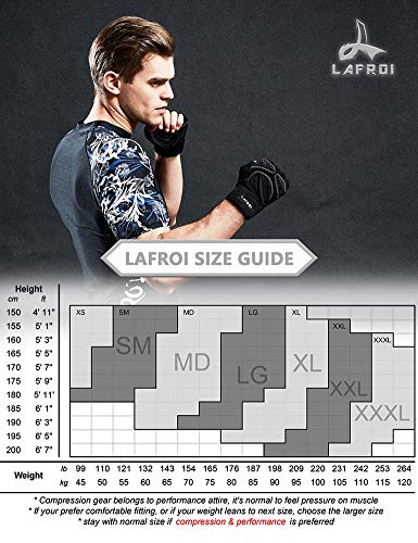 LAFROI Men's Short Sleeve Bjj Rashguard