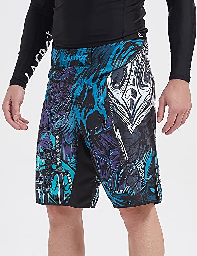 LAFROI Mens BJJ MMA La Commander Shorts