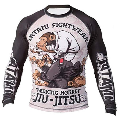 Tatami Fightwear Long Sleeve Bjj Rash Guard - Thinker Monkey