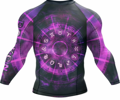 Zodiac Wheel Rash Guard - Drakon - Long Sleeve